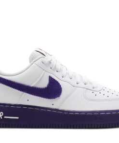 Nike Air Force 1 07 LV8 EMB White Court Purple DB0264-100 Nicesnk