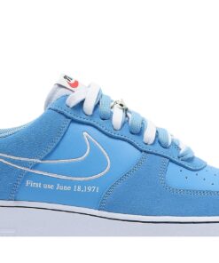 Alternative view of Nike Air Force 1 07 LV8 First Use - University Blue DB3597-400 Nicesnk