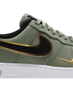 Alternative view of Nike Air Force 1 07 LV8 Metallic Swoosh Pack - Oil Green DA8481-300 Nicesnk