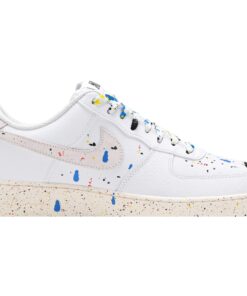 Alternative view of Nike Air Force 1 07 LV8 Paint Splatter CZ0339-100 Nicesnk