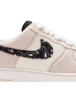 Alternative view of Nike Air Force 1 07 LV8 Paisley Swoosh DJ4631-200 Nicesnk