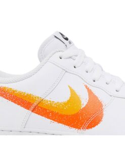 Alternative view of Nike Air Force 1 '07 'Spray Paint Swoosh - Safety Orange' FJ4228-100