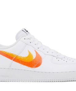 Nike Air Force 1 '07 'Spray Paint Swoosh - Safety Orange' FJ4228-100