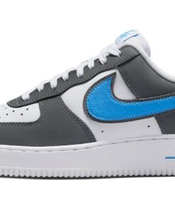 Nike Air Force 1 07 White Grey Photo Blue FB3360-100 Nicesnk