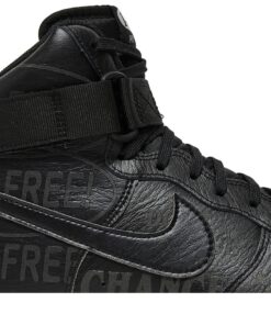 Alternative view of Nike Air Force 1 High 07 Premium Toll Free Pack - Black CU1414-001 Nicesnk
