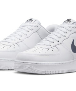 Alternative view of Nike Air Force 1 Low '07 Quadruple Swoosh White Navy Crimson FJ4226-100