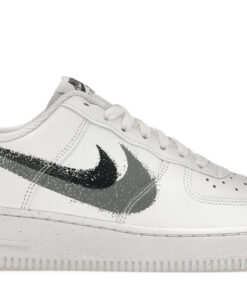 Nike Air Force 1 Low '07 Spray Paint Swoosh White Black Grey FD0660-100