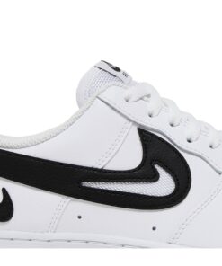 Alternative view of Nike Air Force 1 Low FM White Black DR0143-101 Nicesnk