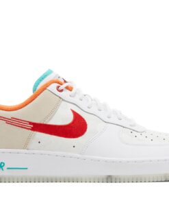 Nike Air Force 1 Low 'Just Do It White Red Teal' FD4205-161