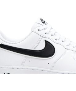 Alternative view of Nike Air Force 1 Low White Black 2018 AO2423-101 Nicesnk