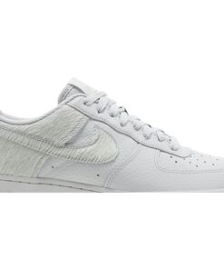 Alternative view of Nike Air Force 1 Low 'White Pony Hair Heel' DM9088-001
