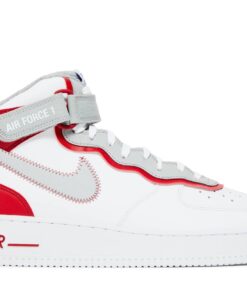 Nike Air Force 1 Mid Athletic Club White Red DH7451-100 Nicesnk