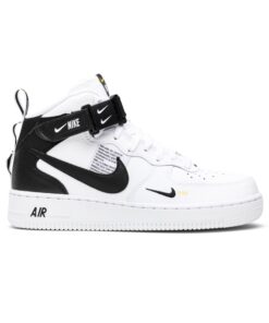 Nike Air Force 1 Mid Utility White Black 804609-103 Nicesnk