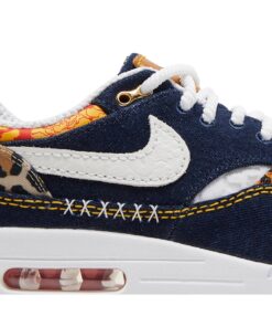 Alternative view of Nike Air Max 1 Premium Denim Leopard FJ4452-432 Nicesnk