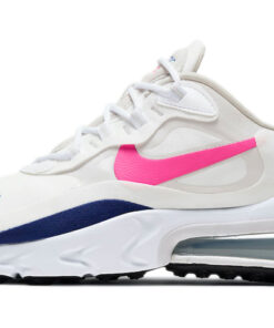 Nike Air Max 270 React White Pink Blue CU7833-101 Nicesnk