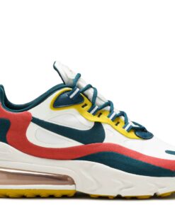 Nike Air Max 270 React White Turquoise Yellow CT1264-103 Nicesnk