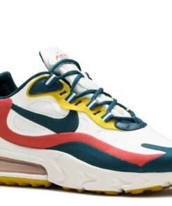 Alternative view of Nike Air Max 270 React White Turquoise Yellow CT1264-103 Nicesnk
