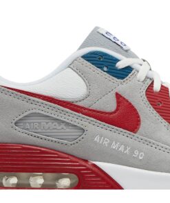Alternative view of Nike Air Max 90 'Athletic Club White Red Blue' DQ8235-001