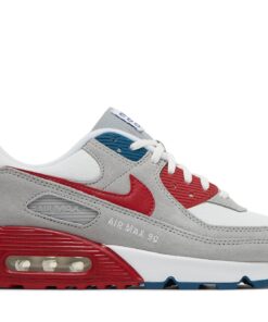 Nike Air Max 90 'Athletic Club White Red Blue' DQ8235-001
