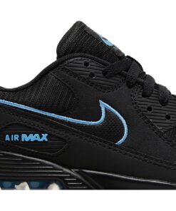 Alternative view of Nike Air Max 90 'Black University Blue' FJ4218-001