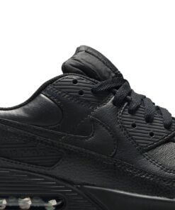 Alternative view of Nike Air Max 90 Leather 'Triple Black' (20) CZ5594-001