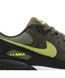 Alternative view of Nike Air Max 90 'Medium Olive/Volt' DQ4071-200