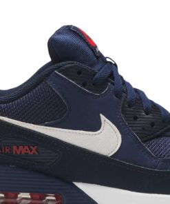 Alternative view of Nike Air Max 90 Midnight Navy University Red White AJ1285-403