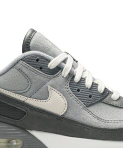 Alternative view of Nike Air Max 90 Premium Light Smoke Grey DA1641-001 Nicesnk