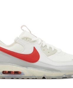 Nike Air Max Terrascape 90 White Red Clay DQ3987-100 Nicesnk