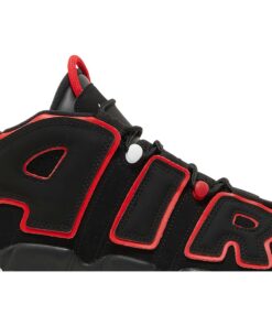 Alternative view of Nike Air More Uptempo 96 Red Toe FD0274-001 Nicesnk