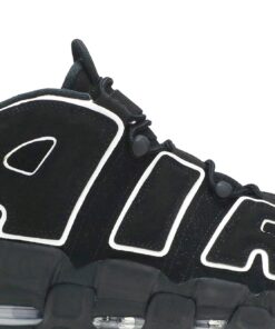 Alternative view of Nike Air More Uptempo 'Black White' 2016/2020 [also worn by BTS J-Hope] 414962-002