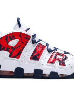Nike Air More Uptempo Red Navy Camo CZ7877-100 Nicesnk