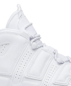 Alternative view of Nike Air More Uptempo Triple White 921948-100 Nicesnk