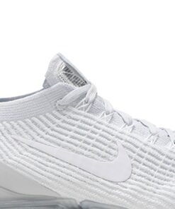 Alternative view of Nike Air VaporMax Flyknit 3 Pure Platinum AJ6900-102 Nicesnk