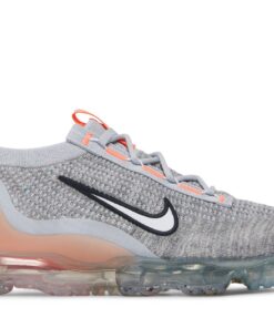 Nike Air VaporMax Flyknit 'Grey Fog Bright Mango' 2021 DH4084-002