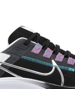 Alternative view of Nike Air Zoom Pegasus 38 Black Metallic Silver CW7356-003 Nicesnk