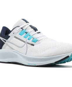 Alternative view of Nike Air Zoom Pegasus 38 White Midnight Navy CW7356-101 Nicesnk
