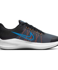 Alternative view of Nike Air Zoom Winflo 8 'Black Gray Blue' CW3419-007