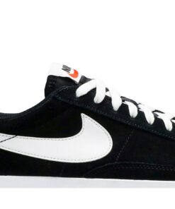 Alternative view of Nike Blazer Low Premium VNTG Suede 'Black' 538402-004