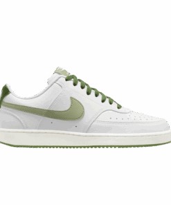 Nike Court Vision Low White Oil Green FJ5480-100 Nicesnk