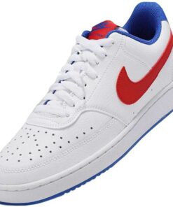Alternative view of Nike Court Vision Low 'White University Red' DB5945-161