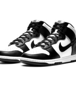 Alternative view of Nike Dunk High 'Black White'