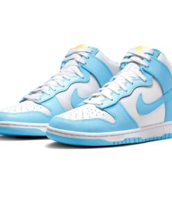 Alternative view of Nike Dunk High 'Blue Chill'