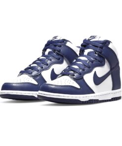 Alternative view of Nike Dunk High GS 'Midnight Navy'