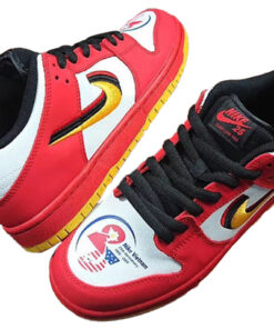 Nike Dunk Low 25 Red White 309242-307 Nicesnk