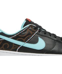 Alternative view of Nike Dunk Low 'Barber Shop Black' DH7614-001