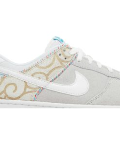 Alternative view of Nike Dunk Low 'Barber Shop Grey' DH7614-500