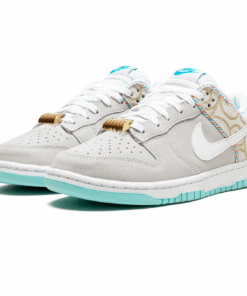 Alternative view of Nike Dunk Low  "Barbershop - Grey"