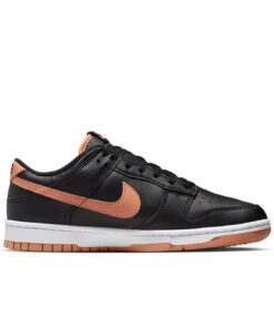 Alternative view of Nike Dunk Low 'Black Amber Brown'