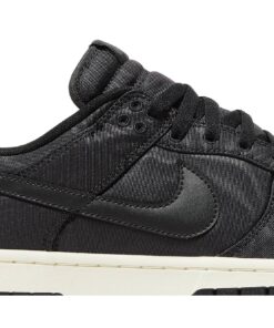 Alternative view of Nike Dunk Low Black Canvas DV7211-001 Nicesnk